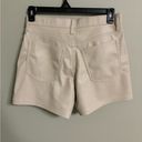 Abercrombie & Fitch NWOT  The Dad Short High Rise Vegan Leather Shorts Size 10 Photo 2