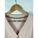 J.Jill  Blush Pink Waffle Knit Pullover Chunky Knit Sweater Size XL Photo 2