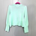 Hill House  Ocean Wave Cropped Silvia Merino Wool Pastel Cottagecore Sweater M Photo 6