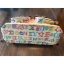 Dooney & Bourke  Vintage Large Graffiti Purse Rainbow Handbag Classic Heart Photo 5