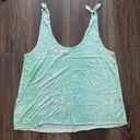 Ecote Ecoté blue & white tank top size small.  Photo 4