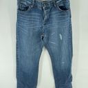 Lee  Boyfriend high rise relaxed fit jeans 10 distressed EUC button fly Photo 4