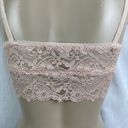 Forever 21 💕 Nude Beige Sheer Scalloped Lace Bralette Stretchy  Size Small Photo 5