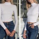 Brandy Melville White Turtleneck Photo 6