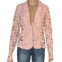 INC  dusty rose lace blazer Photo 1