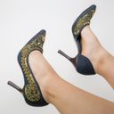 Anne Michelle Vintage Y2K  Sequin Beaded Heels Photo 1