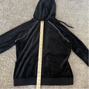 Ralph Lauren  Active Petite Medium Black Hoodie Jacket Velour Women's Y2K Photo 5