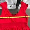 Soprano Surplice Sleeveless Casual Mini Summer Sun Dress in Red - Size Medium Photo 15