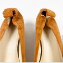 Everlane  The Italian Leather Day Heel Cognac Suede Tan Size 6.5 NEW Photo 3