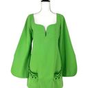 Alexis  Azize Chain Detail Mini Dress Green Photo 2