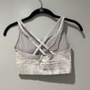 Lululemon  Energy Luxtreme Sports Bra size 4 Gray and White Photo 2