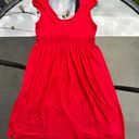 Soprano Surplice Sleeveless Casual Mini Summer Sun Dress in Red - Size Medium Photo 10