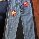 Disney Vintage Mickey Mouse 90s Denim Jeans Photo 1