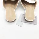 Revolve NWT Samilor White Bow Mule Sandal Flats Size 7 Bridal Round Toe Comfort Photo 5