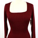 The Row  A Womens Large Smocked Mini Dress Bodycon Ruffle Mobwife Romantic Whimsy Photo 4