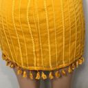 Honey Punch  gold strapless mini dress with tassels. New with tags Photo 10