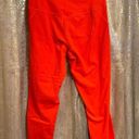 Girlfriend Collective  Blood Orange Bright High Rise Ankle Legging M Photo 1