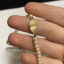 Monet Women’s Signed  Beaded Necklace Gold Tone Faux Pearl Bead Photo 10