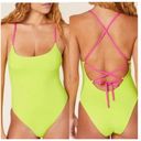 ANDIE NWT  Swim Fiji One Piece Neon Green & Hot Pink Size XS Photo 1