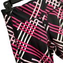 Tommy Hilfiger  Performance Leggings Womens M Pink Plaid Stretch Active Crop Photo 2