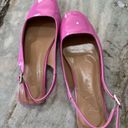 Pink Slingback Flats with Gold Heel Detail Size 7 Photo 4