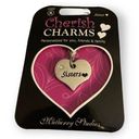 Cherish  Charms SISTERS Bracelet Charm NEW NWT Silvertone Silver Tone Photo 0