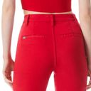 Alice + Olivia  Gorgeous Coin Pocket Jean Perfect
Ruby Red Flared High Waist 25 Photo 2