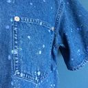 Denim & Co . Vintage Floral Print Jean Jacket Photo 2