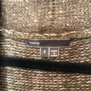 Vince  Wool Cashmere Open Front Shawl Collar Cardigan Brown Women’s Size Small Photo 7