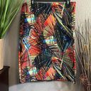 NYCC (New York clothing company) Colorful printed stretchy pencil skirt size lar Size L Photo 0