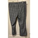 D. Jeans Women’s Plaid Wide Leg Pants Size Definitions By  Cropped Black White 16 Photo 5