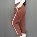 Avalanche  Track Pants Side Strip Zip Pockets Elastic String Waist Photo 1