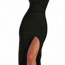 Just Quella Nwt  Women’s Maxi Dress large Satin‎ Strappy Backless Evening black Photo 0