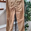 st. john's bay  Women's Brown Cotton Zipper Mid Rise Straight Leg Pant Size 12 Photo 6