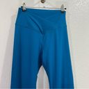 CRZ Yoga NWT  High Waist Crossover Flare Leggings Large in Super Sonic Blue Photo 2