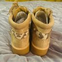 Zodiac  Siona Faux Suede Platform Booties Southwestern Print Elmwood Tan 7.5 NEW Photo 4