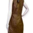 Badgley Mischka Leather  Knee-Length Dress Photo 4