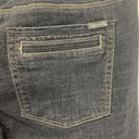 White House | Black Market WHBM Noir Denim Dark Wash Trouser Leg Lightweight Jeans Size 8 Regular Photo 10