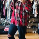 Flannel Shirt Red Size XL Photo 1