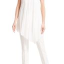 Akris Asymmetric Plisse Pleated Sleeveless White Babydoll Blouse Photo 2