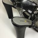 Seven Dials   Women Studded Strappy Black Chunky heel platform Sandals Sz. 9 New Photo 8