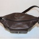 Stone Mountain Vintage  Genuine Leather Dark Brown Shoulder Bag - Large Photo 4