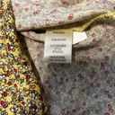 Max Studio  Short Cuffed Sleeve
Yellow Floral Button Up Collared Shirt Size S Photo 3