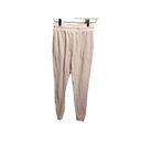 Wild Fable Jogger Pants Women XS Waffle Knit Drawstring Pocket Thermal Pink Photo 2