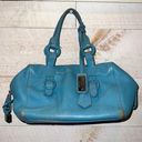 DKNY  Women’s Light Blue Leather Shoulder Bag Photo 0