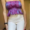 SheIn Purple Tube Top Metallic  Photo 1