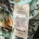 Free People NWT  Higher Love Teal Floral Silky Halter High Neck Knotted Large Photo 6