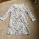 Kate Spade Intimates Cosmetic Print Sleep Shirt    Size Large Photo 0