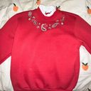 Bonworth vintage red crewneck with collar paisley Photo 0