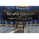 Banana Republic  High Rise Balloon Jeans Women's Medium Wash Size 29/8 NWT Photo 7